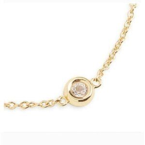 Marrin Costello Soleil Bracelet 14k GoldPlated Stainless Steel Topaz Stone